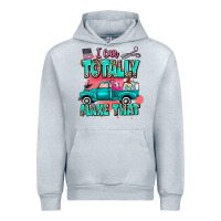 Heather Grey I can totally make that with truck Urban Hoodie - MaliasSmallBusiness