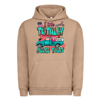 Pigment Burro I can totally make that with truck Urban Hoodie - MaliasSmallBusiness
