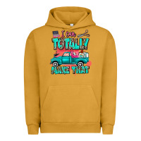 Pigment Peanut Butter I can totally make that with truck Urban Hoodie - MaliasSmallBusiness