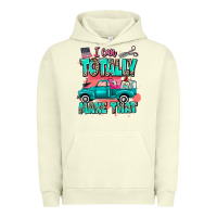 Pigment Pistachio I can totally make that with truck Urban Hoodie - MaliasSmallBusiness