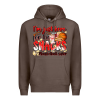 Coffee im just here for the snacks basketball sister Premium Hoodie - Zillion Design Studio