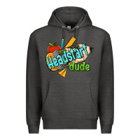 Charcoal Heather headstart dude Premium Hoodie - RanaPortraitStore
