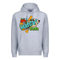 Heather Grey headstart dude Premium Hoodie - RanaPortraitStore