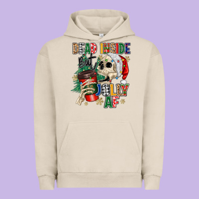 Urban Hoodie dead inside but jolly as fuck