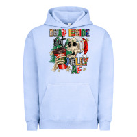 Pigment Grape Ice dead inside but jolly as fuck Urban Hoodie - MaliasSmallBusiness