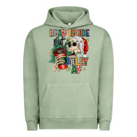 Pigment Oil Green dead inside but jolly as fuck Urban Hoodie - MaliasSmallBusiness