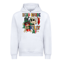 White dead inside but jolly as fuck Urban Hoodie - MaliasSmallBusiness