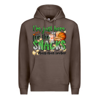 Coffee i'm just here for the snacks #basketball brother Premium Hoodie - Zillion Design Studio