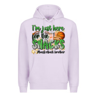 Lilac i'm just here for the snacks #basketball brother Premium Hoodie - Zillion Design Studio