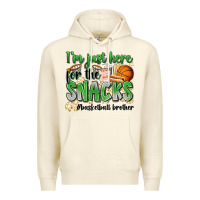 I'm Just Here For The Snacks #basketball Brother Premium Hoodie | Teevron