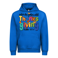 Cobalt enter his gates with thanksgiving psalm 100 4 Urban Hoodie - MaliasSmallBusiness
