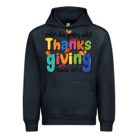 Navy enter his gates with thanksgiving psalm 100 4 Urban Hoodie - MaliasSmallBusiness
