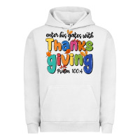 Pigment Lunar Rock enter his gates with thanksgiving psalm 100 4 Urban Hoodie - MaliasSmallBusiness