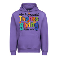 Tulip enter his gates with thanksgiving psalm 100 4 Urban Hoodie - MaliasSmallBusiness