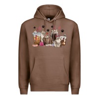 Chestnut siberian cat coffee cups Premium Hoodie - texasbilliewilder