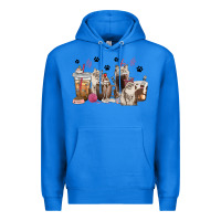True Royal siberian cat coffee cups Premium Hoodie - texasbilliewilder