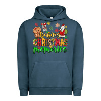 Pigment Midnight Navy baking christmas memories Urban Hoodie - MaliasSmallBusiness