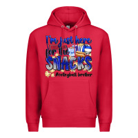 Cardinal im just here for the snacks volleyball brother Premium Hoodie - Zillion Design Studio