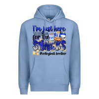 Colony Blue im just here for the snacks volleyball brother Premium Hoodie - Zillion Design Studio