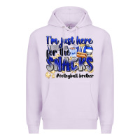 Lilac im just here for the snacks volleyball brother Premium Hoodie - Zillion Design Studio