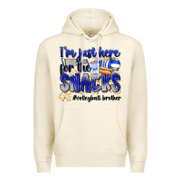 Sandshell im just here for the snacks volleyball brother Premium Hoodie - Zillion Design Studio