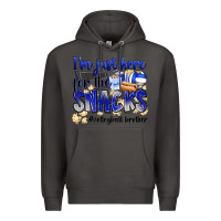 Smoke im just here for the snacks volleyball brother Premium Hoodie - Zillion Design Studio