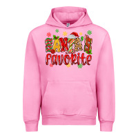 Fuchsia Pink santa's favorite Urban Hoodie - MaliasSmallBusiness