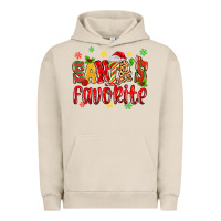 Pigment French Oak santa's favorite Urban Hoodie - MaliasSmallBusiness