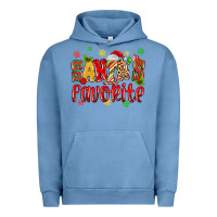 Pigment Pebble Blue santa's favorite Urban Hoodie - MaliasSmallBusiness