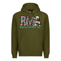Army Green rma registered medical aide Premium Hoodie - Zillion Design Studio