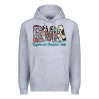 Heather Grey rma registered medical aide Premium Hoodie - Zillion Design Studio