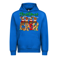 Cobalt christmas crew  deer Urban Hoodie - MaliasSmallBusiness