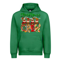Emerald christmas crew  deer Urban Hoodie - MaliasSmallBusiness