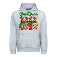 Heather Grey christmas crew  deer Urban Hoodie - MaliasSmallBusiness