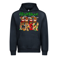 Navy christmas crew  deer Urban Hoodie - MaliasSmallBusiness