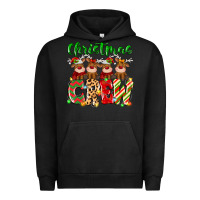 Pigment Black christmas crew  deer Urban Hoodie - MaliasSmallBusiness