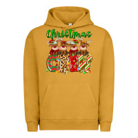 Pigment Peanut Butter christmas crew  deer Urban Hoodie - MaliasSmallBusiness