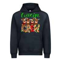 Navy cousin crew christmas deer Urban Hoodie - MaliasSmallBusiness
