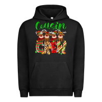 Pigment Black cousin crew christmas deer Urban Hoodie - MaliasSmallBusiness