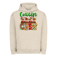 Pigment French Oak cousin crew christmas deer Urban Hoodie - MaliasSmallBusiness