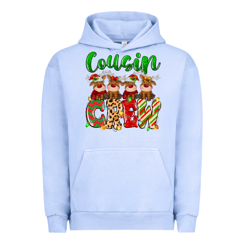 Cousin Crew Christmas Deer Urban Hoodie by MaliasSmallBusiness | Teevron