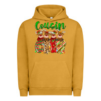 Pigment Peanut Butter cousin crew christmas deer Urban Hoodie - MaliasSmallBusiness