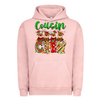 Pigment Salmon cousin crew christmas deer Urban Hoodie - MaliasSmallBusiness