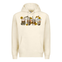 Tofu skeleton hands coffee cups Premium Hoodie - texasbilliewilder