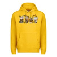 Lemon skeleton hands coffee cups Premium Hoodie - texasbilliewilder