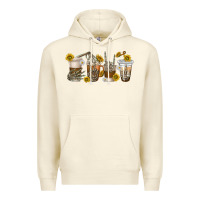 Sandshell skeleton hands coffee cups Premium Hoodie - texasbilliewilder