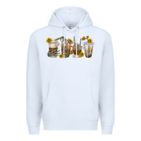 White skeleton hands coffee cups Premium Hoodie - texasbilliewilder