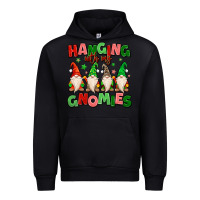 Black hanging with my gnomies Urban Hoodie - MaliasSmallBusiness