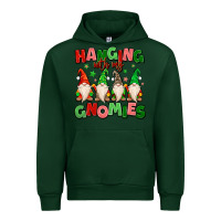 Forest Green hanging with my gnomies Urban Hoodie - MaliasSmallBusiness