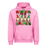 Fuchsia Pink hanging with my gnomies Urban Hoodie - MaliasSmallBusiness